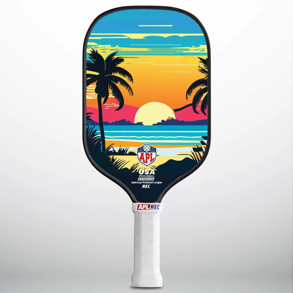 APL - Sunset Pickleball Paddles | 16mm Carbon Fiber | Best Pickleball Paddles | American Pickleball League