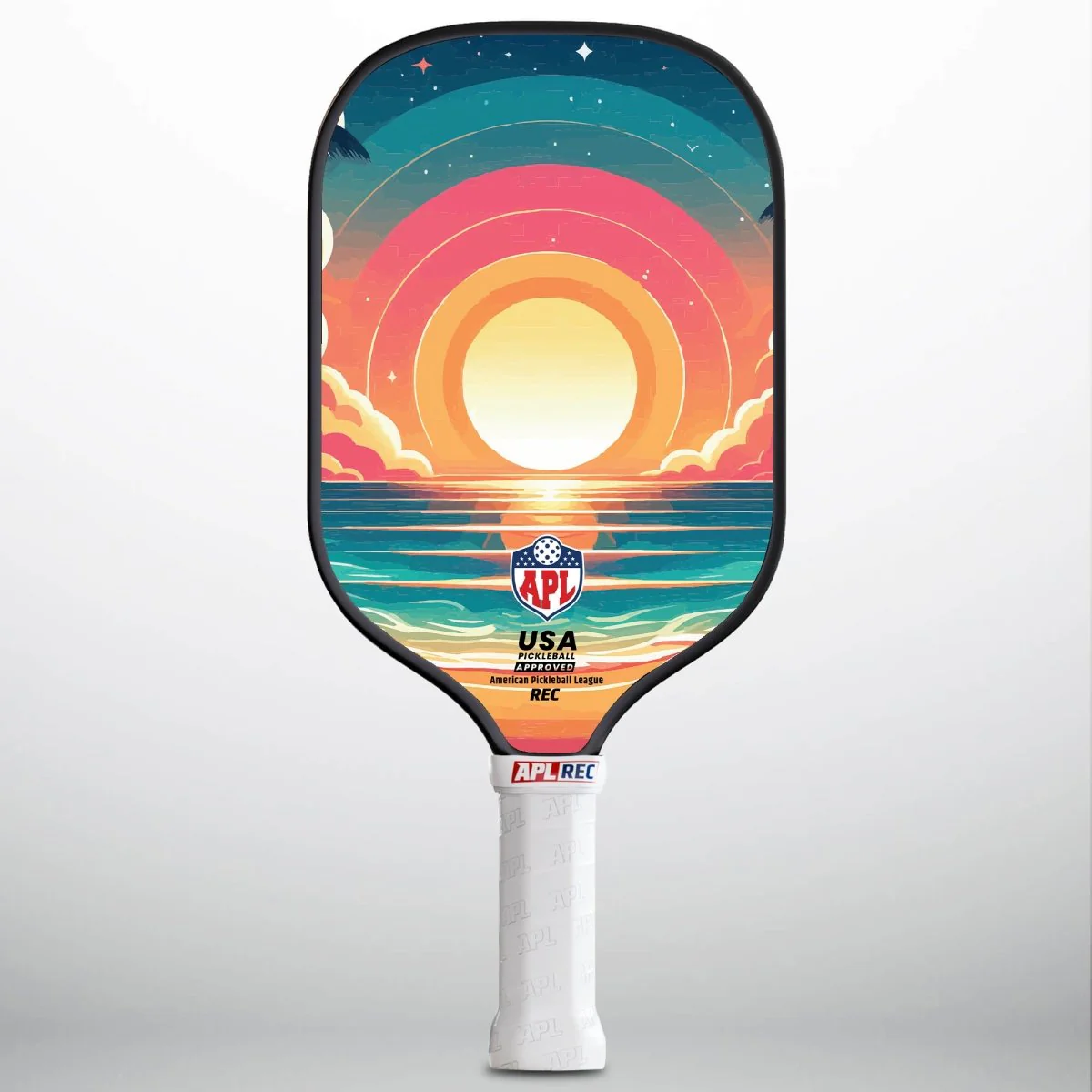 APL - Colorful Patterns Pickleball Paddle | 16mm Carbon Fiber | Best Pickleball Paddles | American Pickleball League