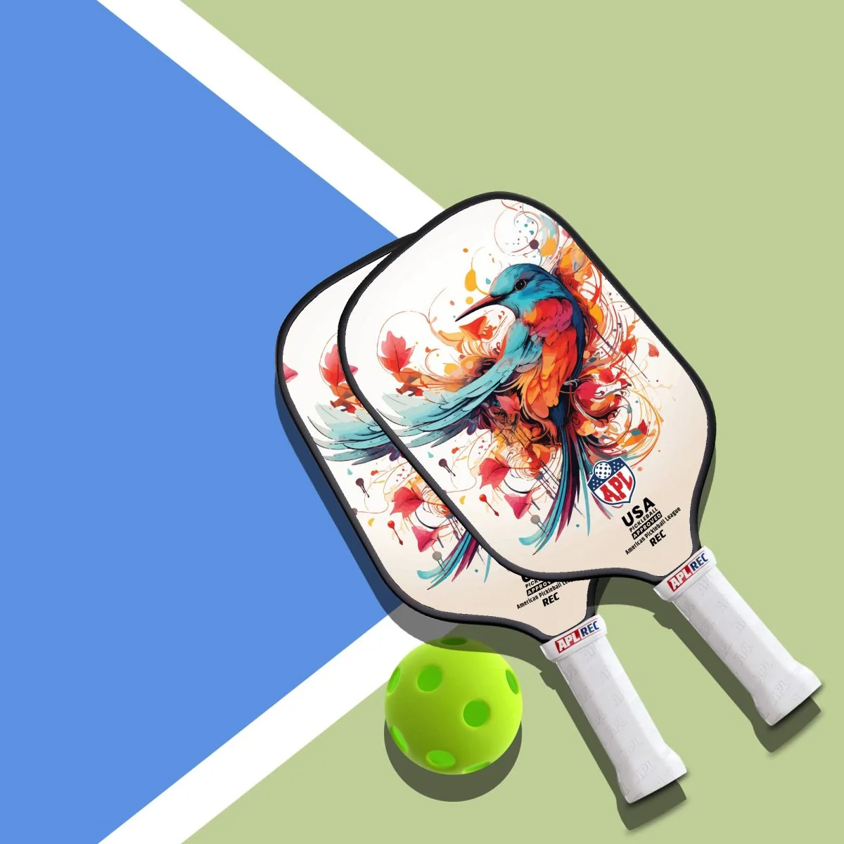 APL - Sparrow | 16mm Carbon Fiber | Best Pickleball Paddles | American Pickleball League - Image 4