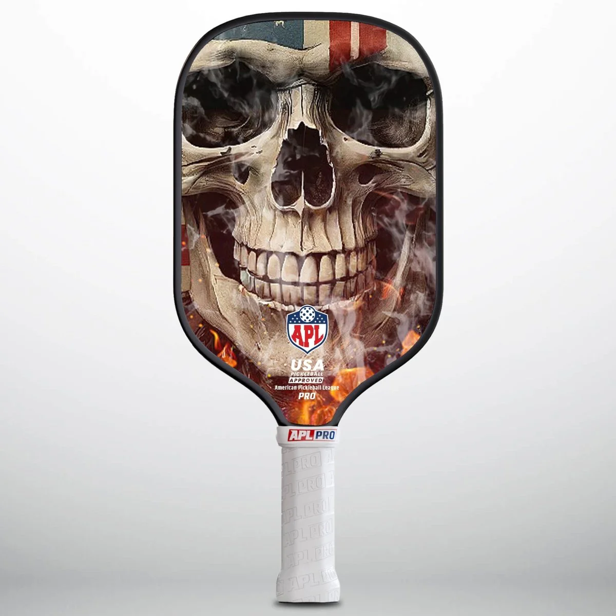 APL - Smoky Skull Pickleball Paddle | 16mm Carbon Fiber | Best Pickleball Paddles | American Pickleball League - Image 9
