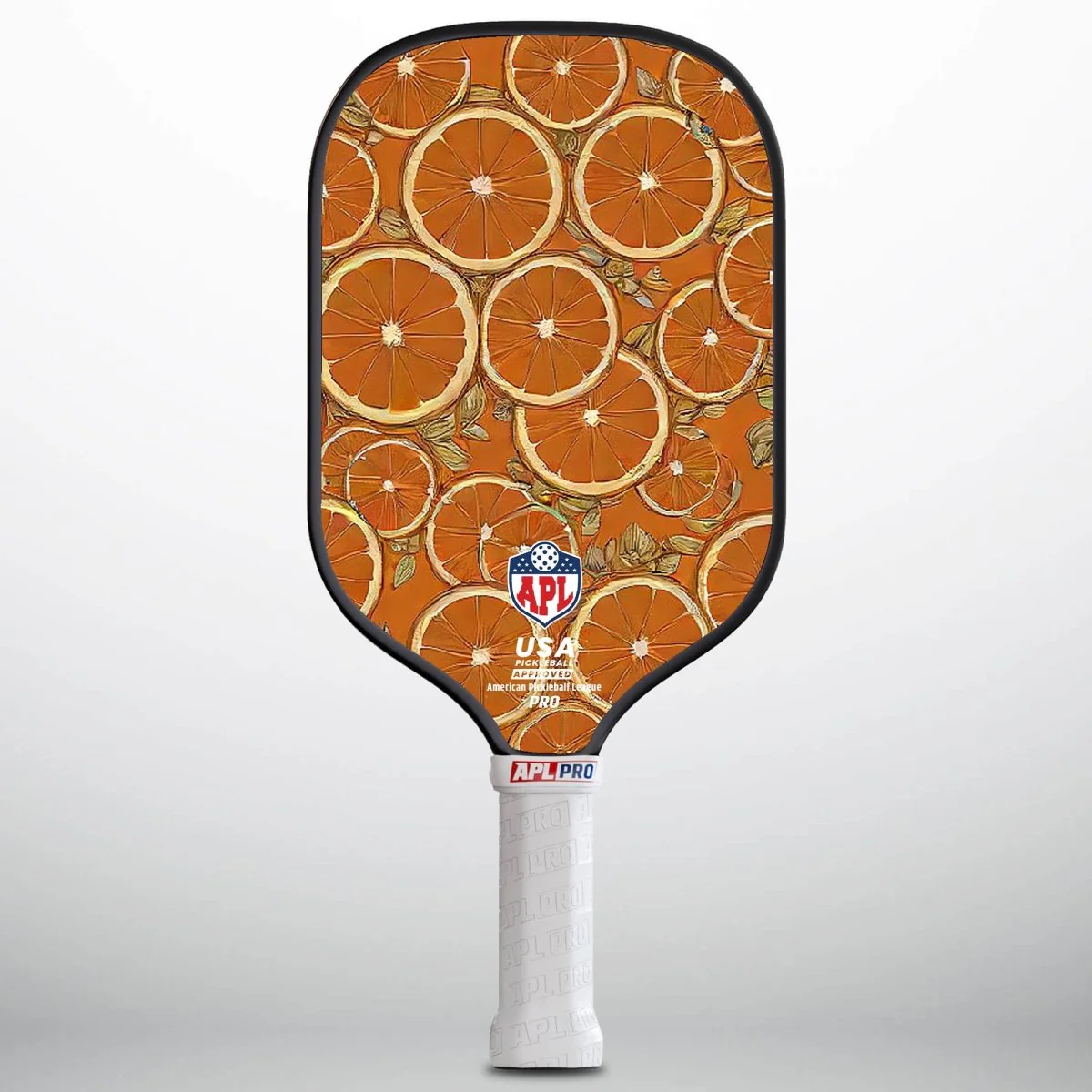 APL - Orange Slices Pickleball Paddle | 16mm Carbon Fiber | Best Pickleball Paddles | American Pickleball League - Image 3