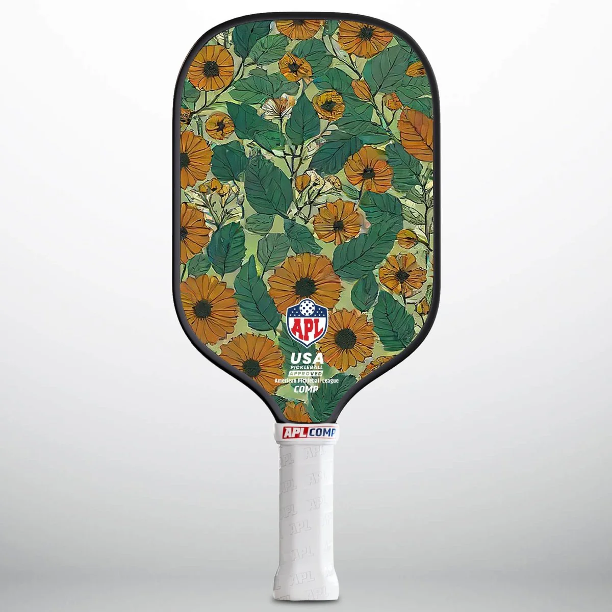 APL - Sun Flowers Pickleball Paddle | 16mm Carbon Fiber | Best Pickleball Paddles | American Pickleball League - Image 5
