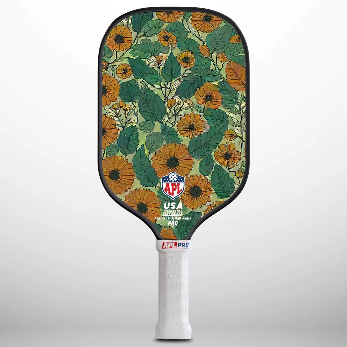 APL - Sun Flowers Pickleball Paddle | 16mm Carbon Fiber | Best Pickleball Paddles | American Pickleball League - Image 9