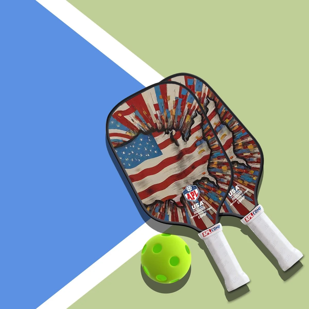 APL - US Map Pickleball Paddle | 16mm Carbon Fiber | Best Pickleball Paddles | American Pickleball League - Image 8