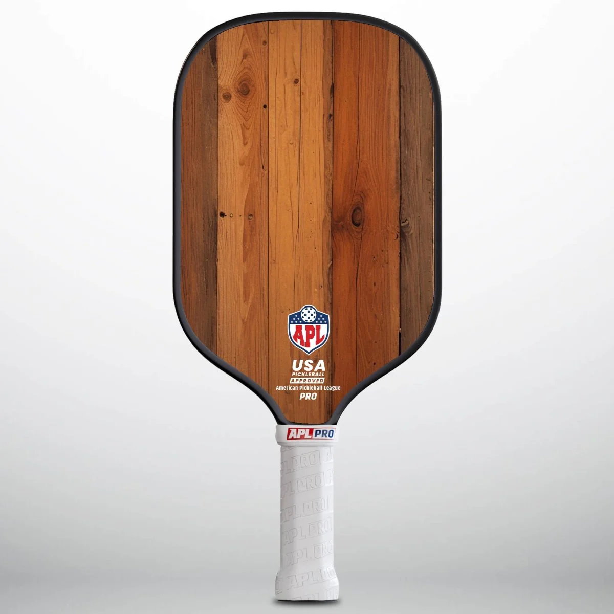 APL - Wooden Planks Pickleball Paddle | 16mm Carbon Fiber | Best Pickleball Paddles | American Pickleball League - Image 3