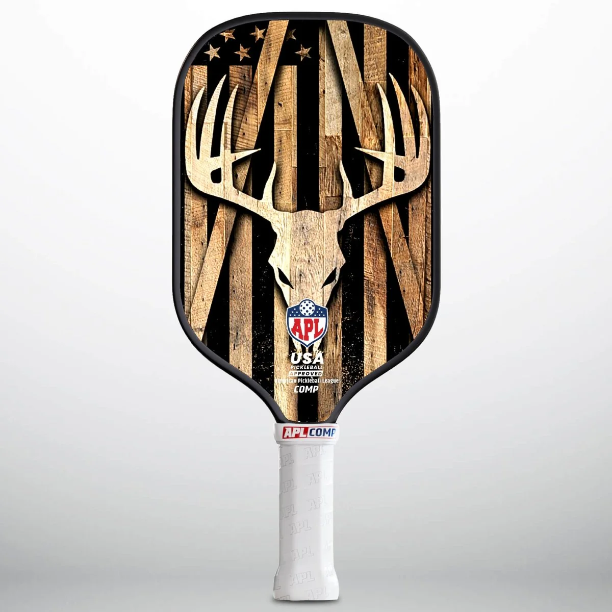 APL - Deer Wood  | 16mm Carbon Fiber | Best Pickleball Paddles | American Pickleball League - Image 2