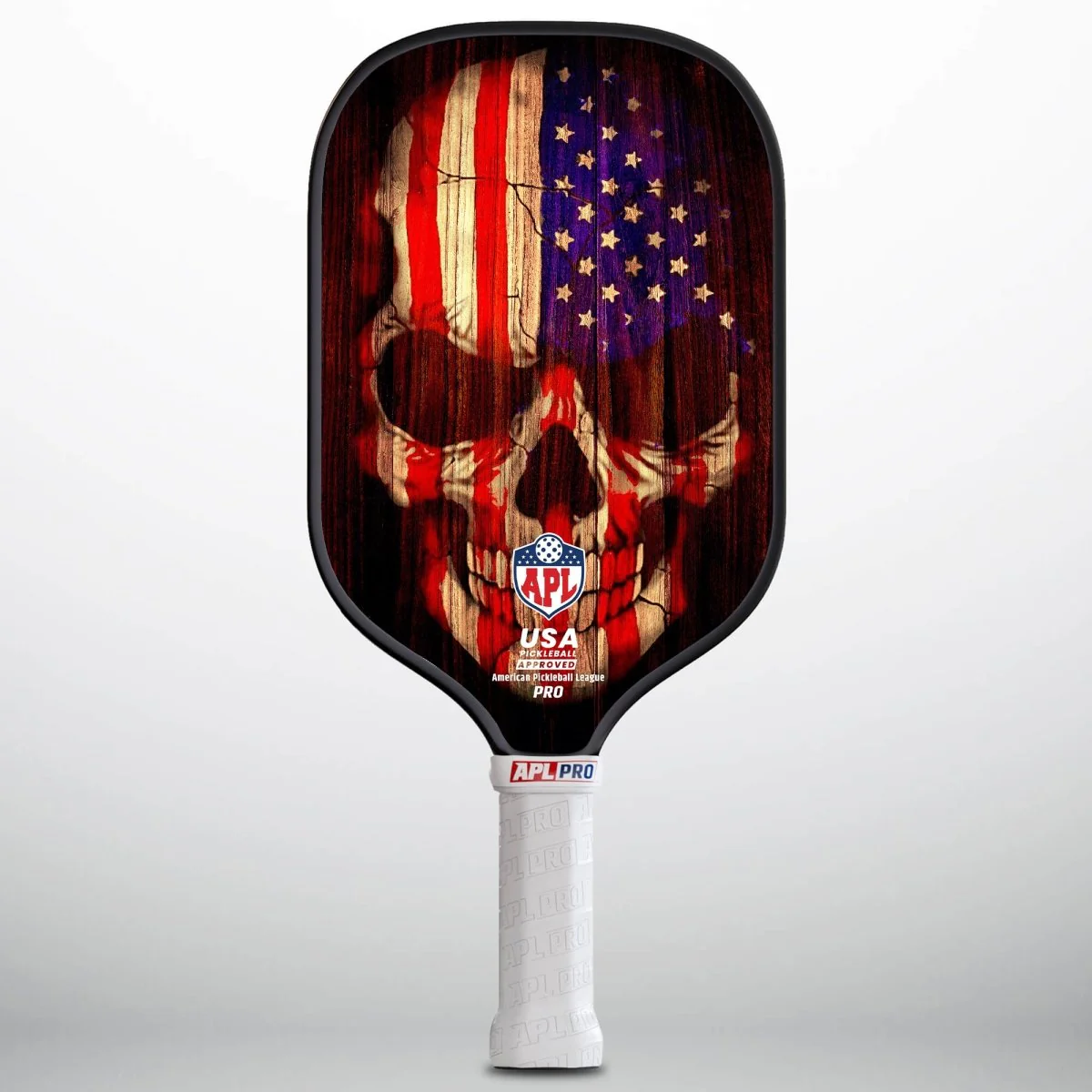 APL - Skull Flag Pickleball Paddle | 16mm Carbon Fiber | Best Pickleball Paddles | American Pickleball League - Image 3