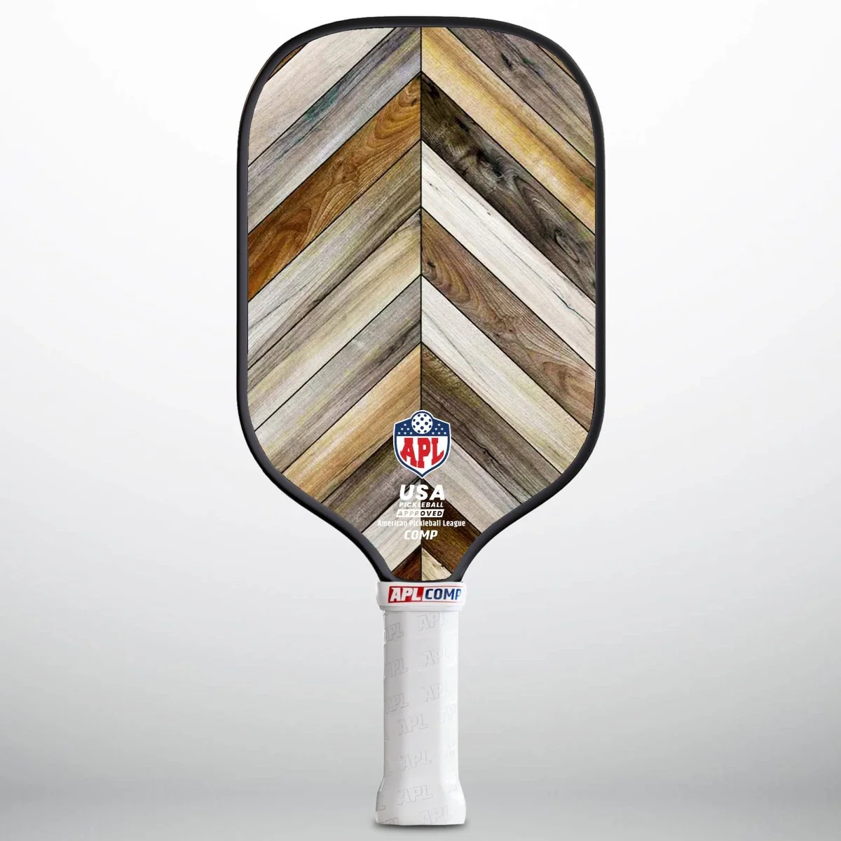 APL - Wooden Patterns Pickleball Paddle | 16mm Carbon Fiber | Best Pickleball Paddles | American Pickleball League - Image 5