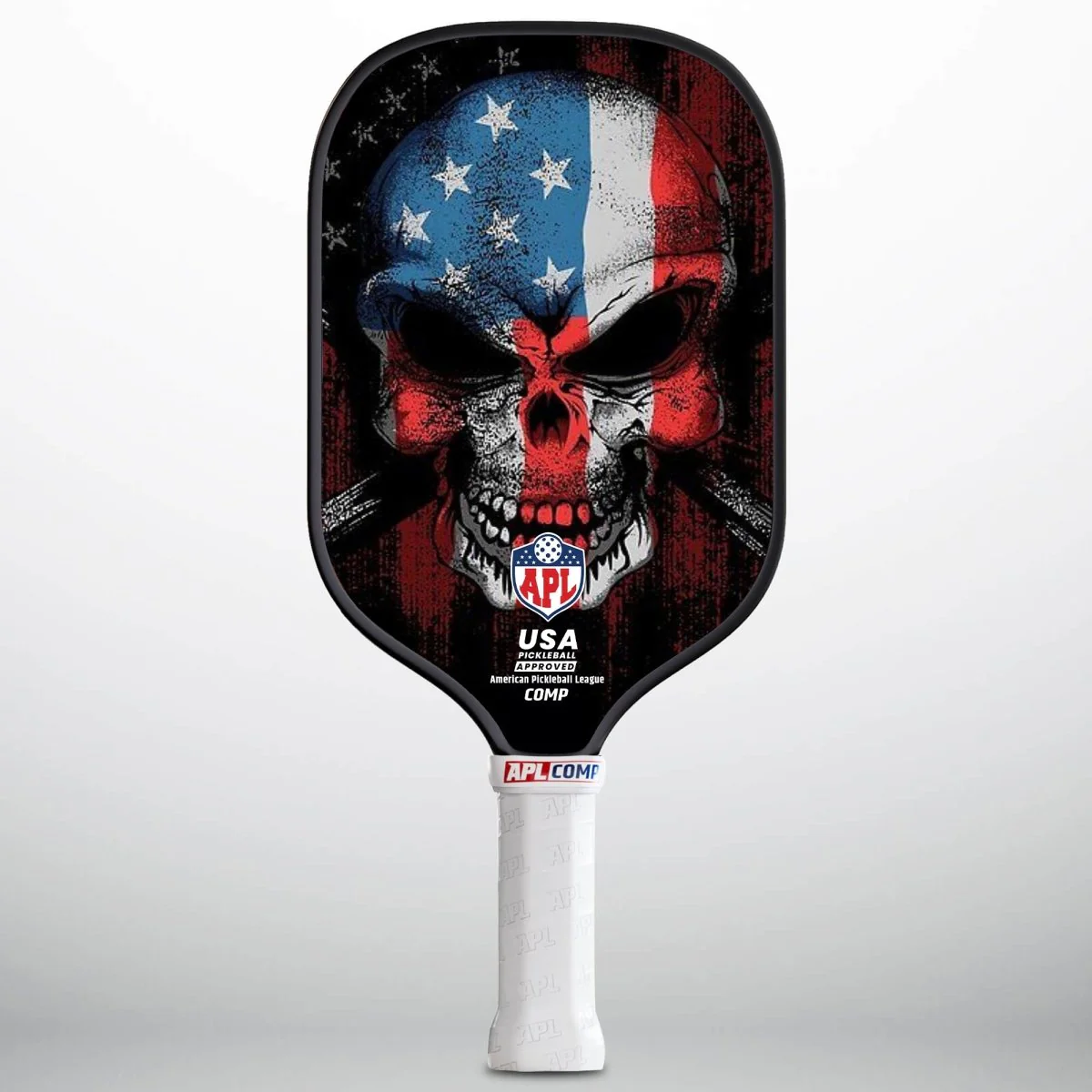 APL - Skull Flag Pickleball Paddle | 16mm Carbon Fiber | Best Pickleball Paddles | American Pickleball League - Image 5