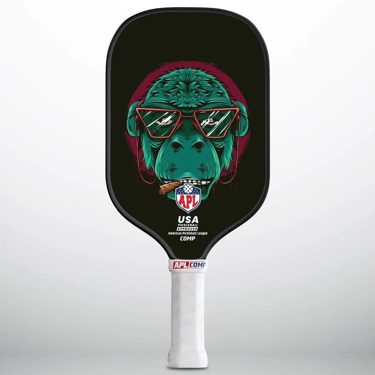 APL - Skull Glasses Pickleball Paddle | 16mm Carbon Fiber | Best Pickleball Paddles | American Pickleball League - Image 5