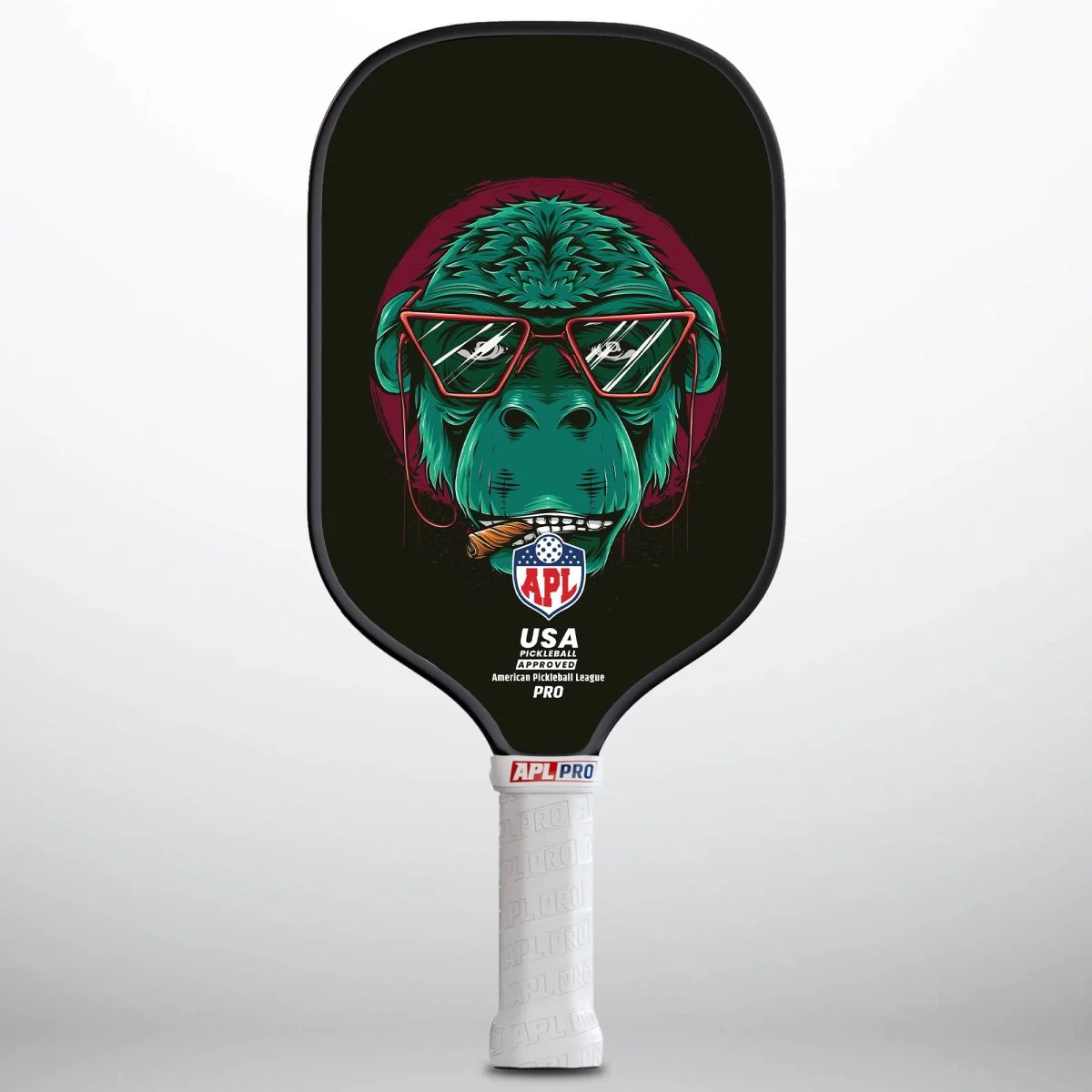 APL - Skull Glasses Pickleball Paddle | 16mm Carbon Fiber | Best Pickleball Paddles | American Pickleball League - Image 9