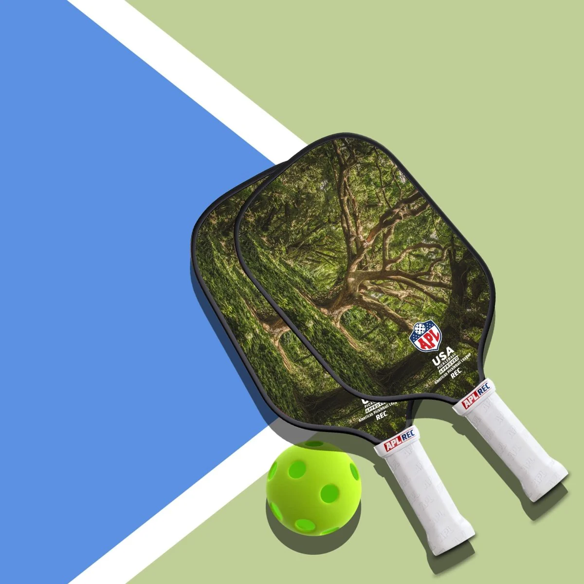 APL - Tree Pickleball Paddle | 16mm Carbon Fiber | Best Pickleball Paddles | American Pickleball League - Image 4