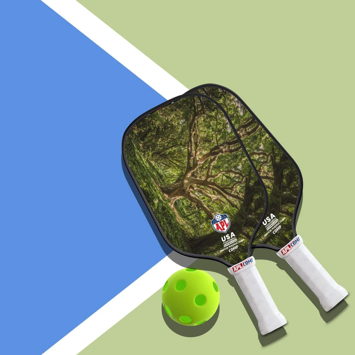 APL - Tree Pickleball Paddle | 16mm Carbon Fiber | Best Pickleball Paddles | American Pickleball League - Image 8