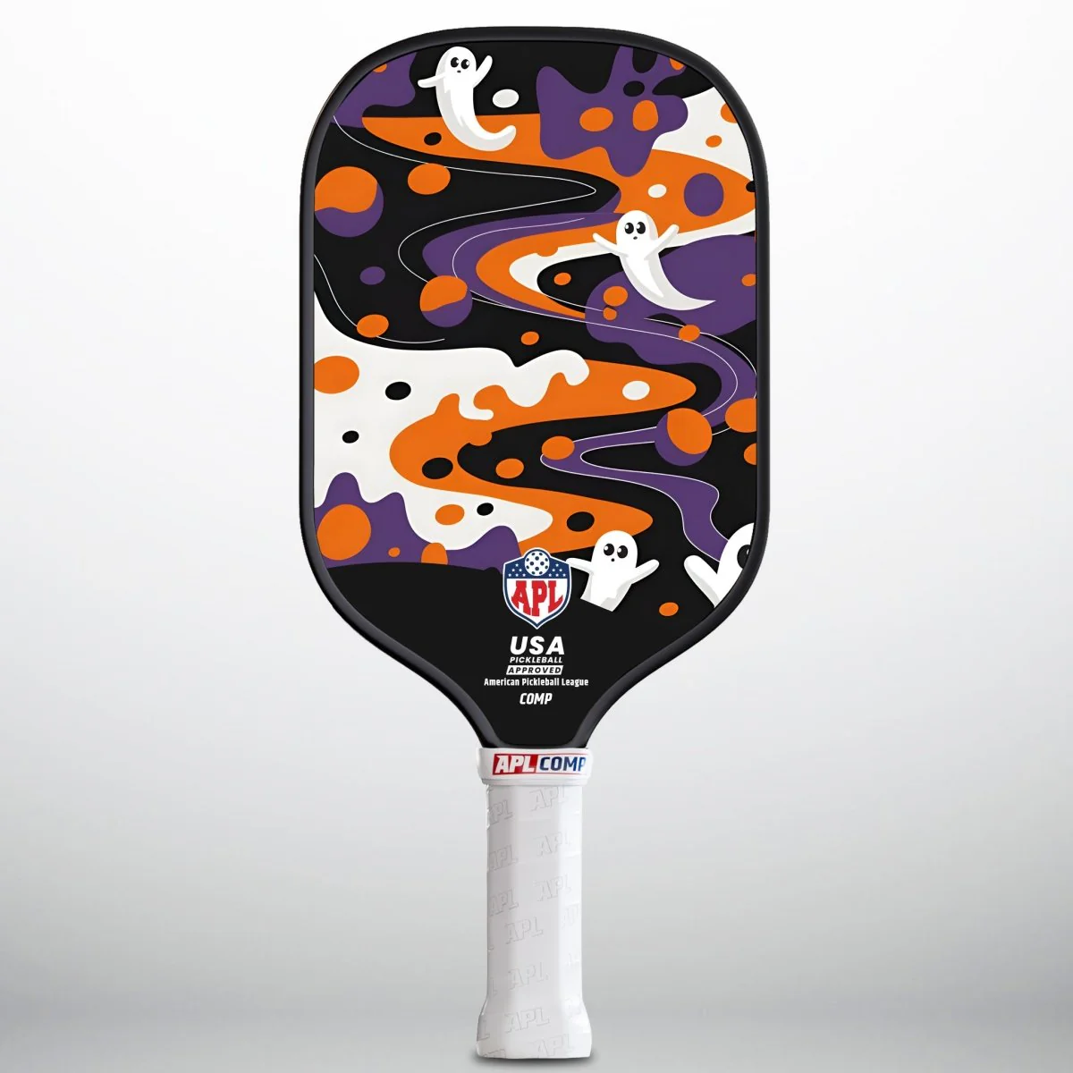 APL - Curved Patterns Pickleball Paddle | 16mm Carbon Fiber | Best Pickleball Paddles | American Pickleball League - Image 2