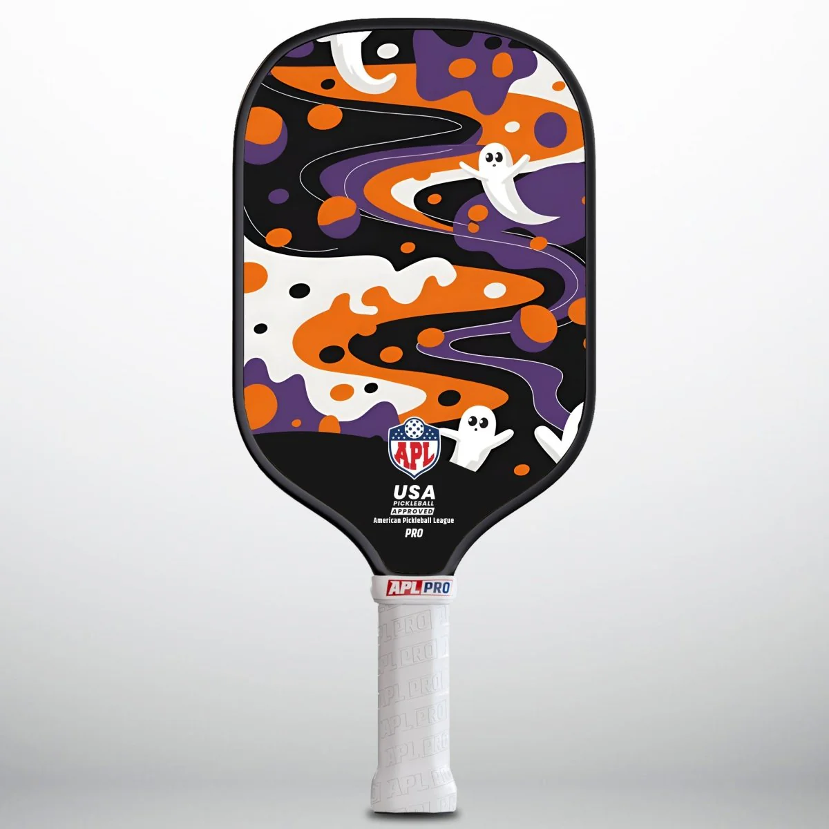 APL - Curved Patterns Pickleball Paddle | 16mm Carbon Fiber | Best Pickleball Paddles | American Pickleball League - Image 3