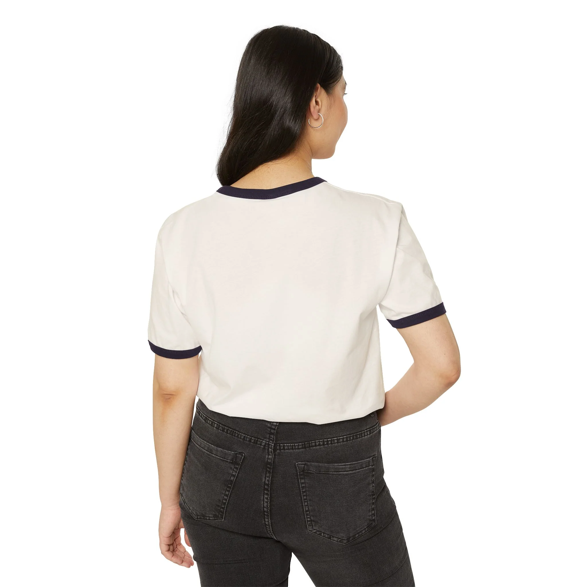 Unisex Cotton Ringer T-Shirt - Image 7
