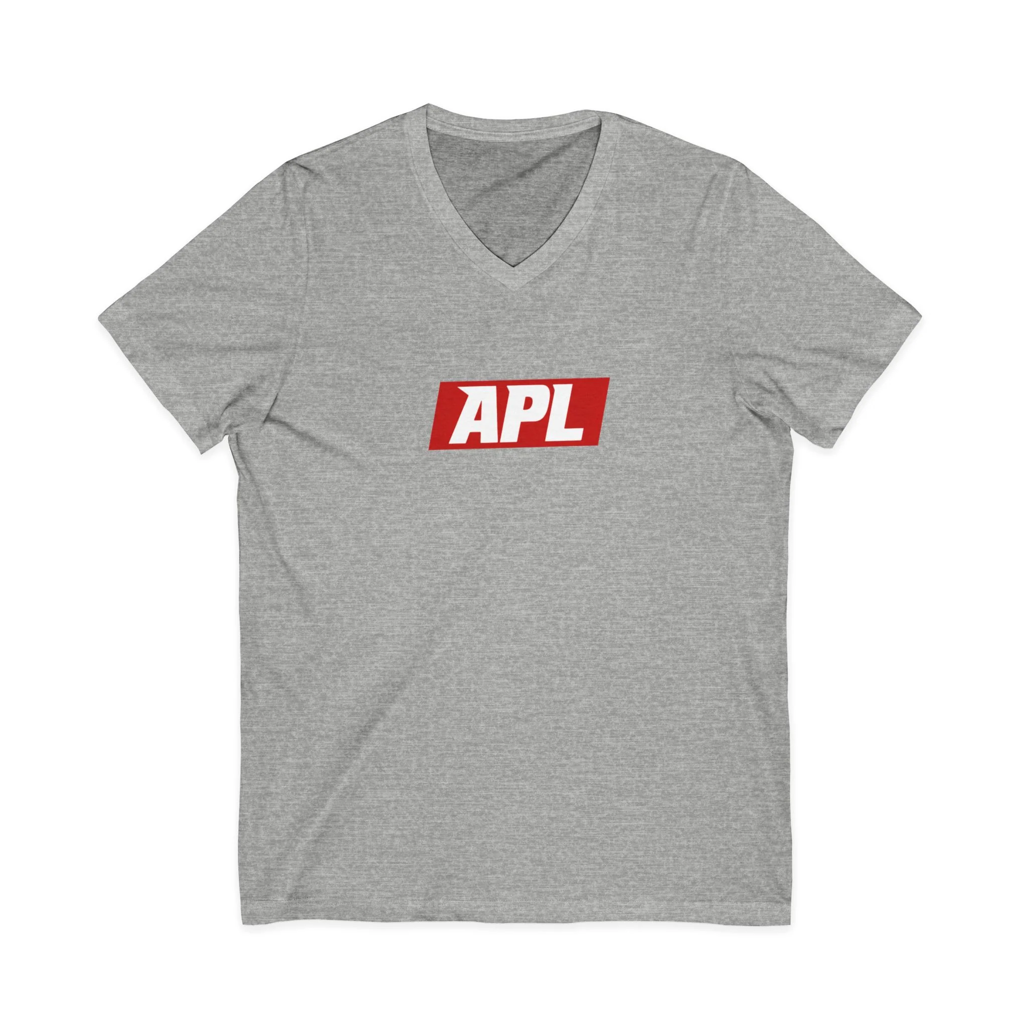 Unisex Jersey Short Sleeve V-Neck Tee - Image 2