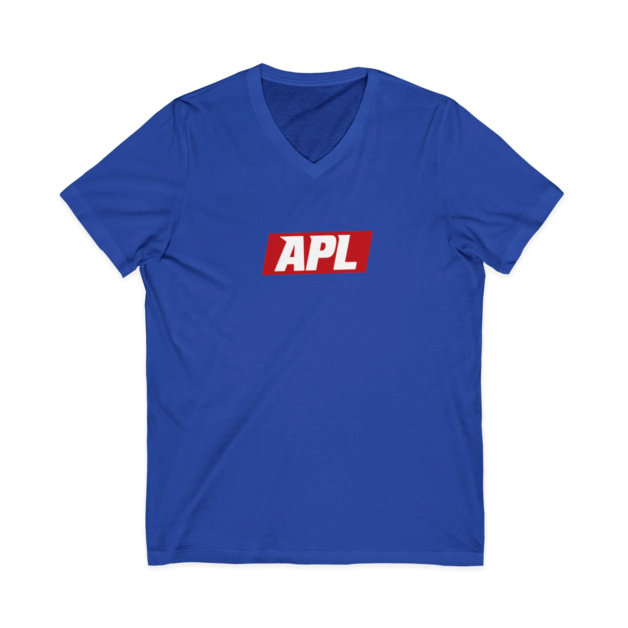 Unisex Jersey Short Sleeve V-Neck Tee - Image 3
