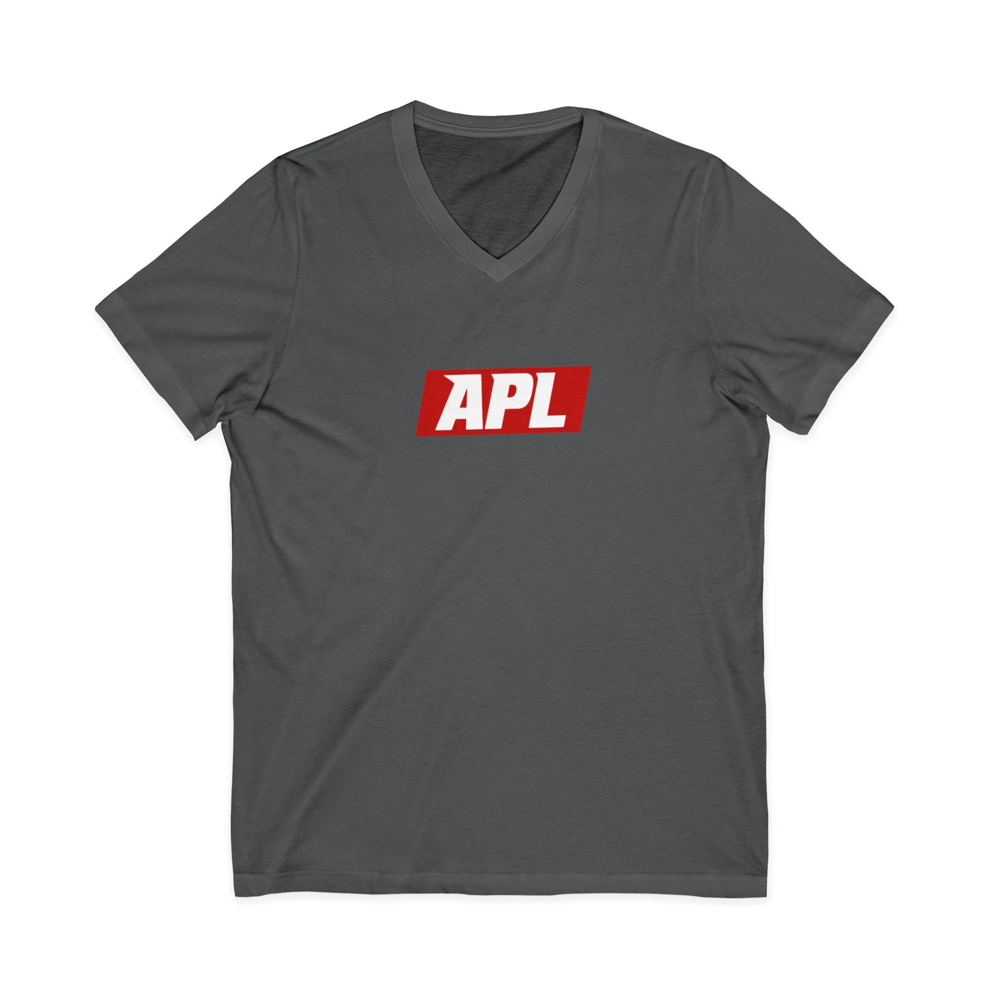Unisex Jersey Short Sleeve V-Neck Tee - Image 4