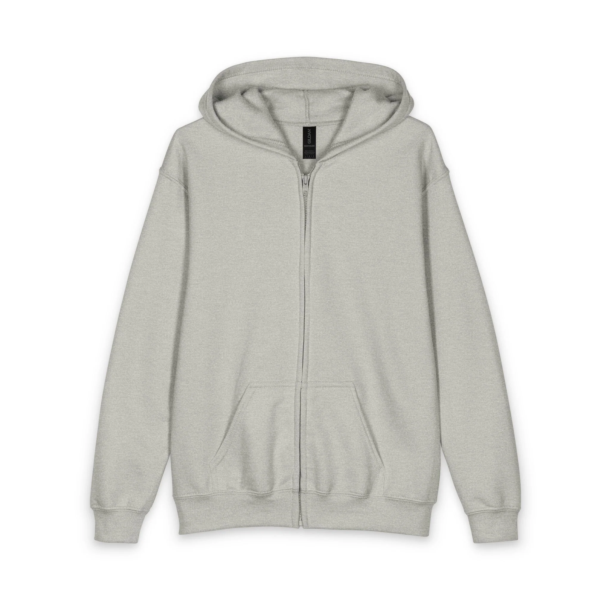 Youth Heavy Blend Zipped Hoodie - Image 2