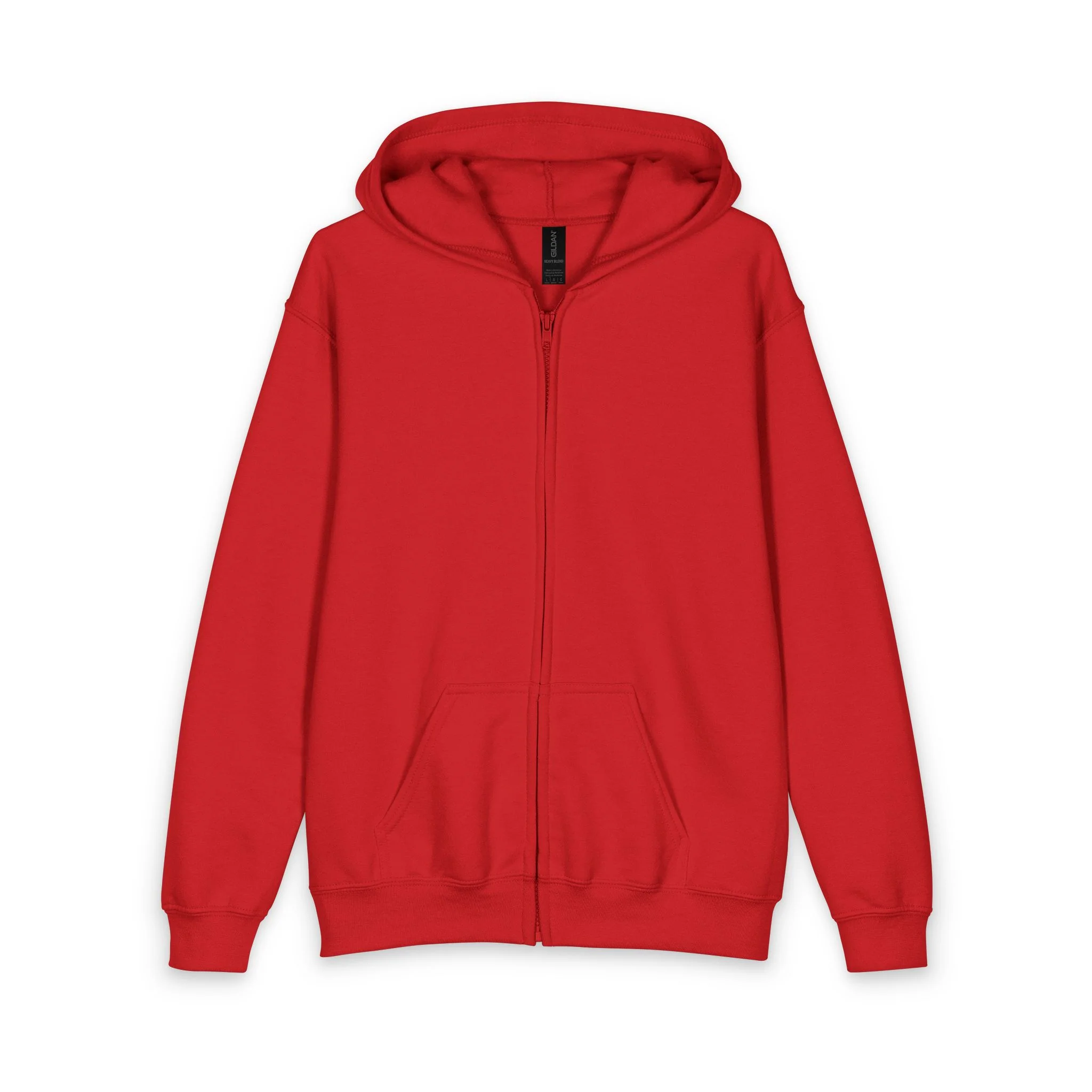 Youth Heavy Blend Zipped Hoodie - Image 5