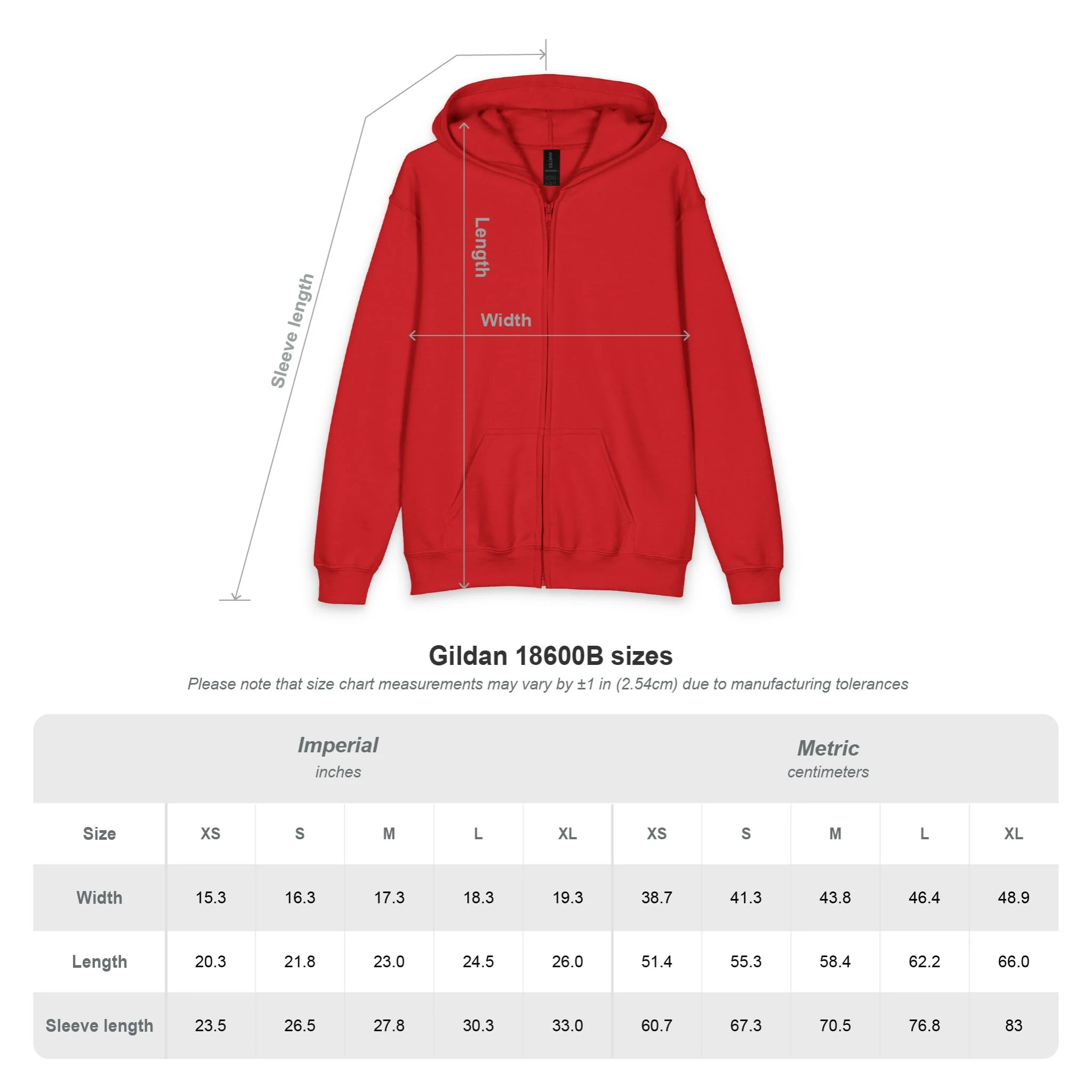 Youth Heavy Blend Zipped Hoodie - Image 7